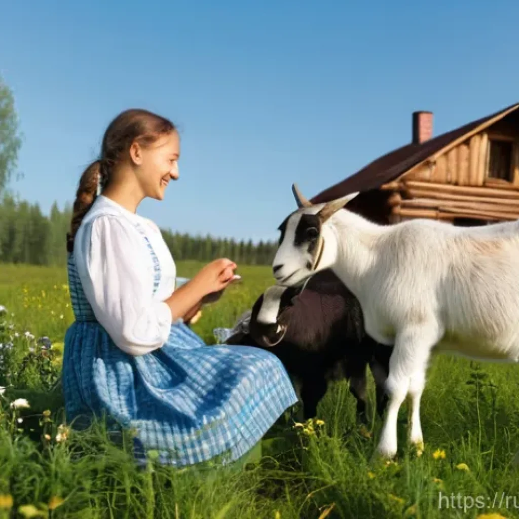 농촌관광지도사와 지속 가능한 관광 - **"A wholesome and picturesque scene of a family enjoying authentic farm life in the Russian country...